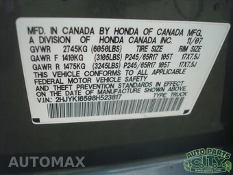 2008 Honda Ridgeline RTL Crew Cab Medium Bed – miniatura 8