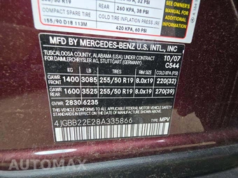 2008 Mercedes-Benz ML 320 CDI - miniatura 5
