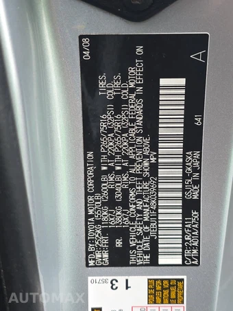 2008 Toyota FJ Cruiser w/Rear Doors - miniatura 13