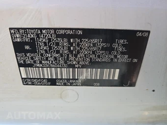 2008 Toyota RAV4 – miniatura 17