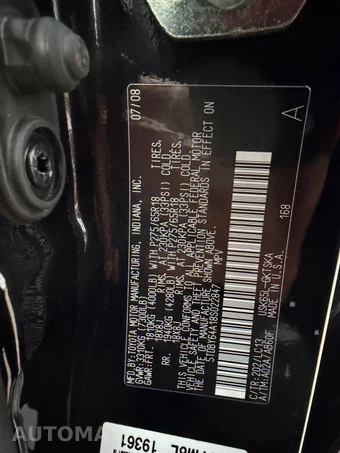 2008 Toyota Sequoia SR5 - miniatura 19