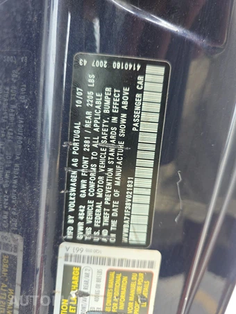 2008 Volkswagen Eos Turbo – miniatura 14
