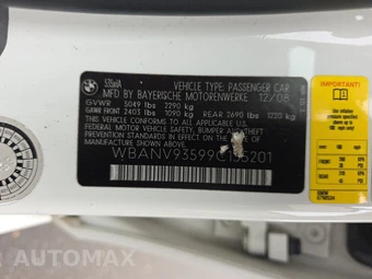 2009 BMW 5 Series Sedan 535i xDrive – miniatura 14