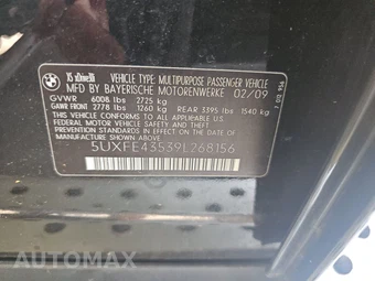 2009 BMW X5 Sports Activity Vehicle xDrive30i - miniatura 14