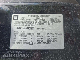2009 Chevrolet Tahoe LTZ 1LZ - miniatura 2