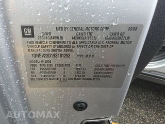 2009 Chevrolet Traverse LT 1LT - miniatura 15
