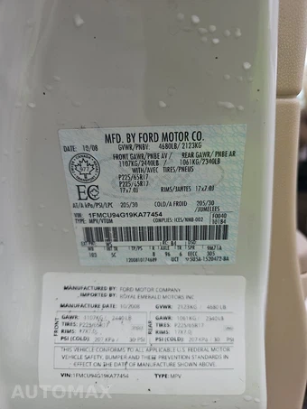 2009 Ford Escape Limited – miniatura 14