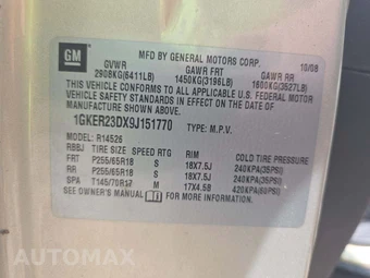 2009 GMC Acadia SLT-1 4SA - miniatura 2