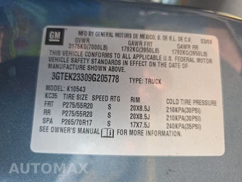 2009 GMC Sierra 1500 SLE Crew Cab Short Bed 3SA - miniatura 14