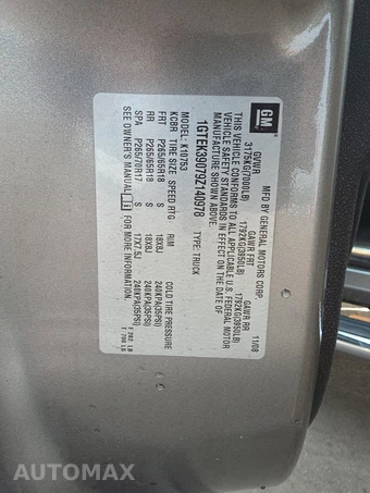 2009 GMC Sierra 1500 SLT Extended Cab Medium Bed 4SA w/Rear Doors - miniatura 14