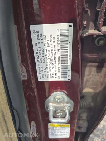 2009 Honda Accord Sedan EX – miniatura 5