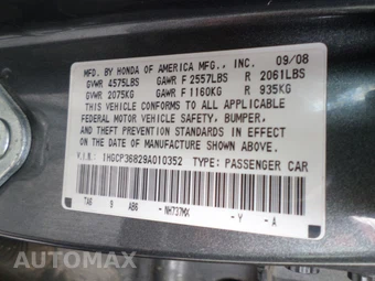 2009 Honda Accord Sedan EX-L w/Navigation - miniatura 18