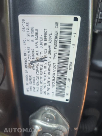 2009 Honda Accord Sedan LX-P - miniatura 14