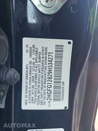 2009 Honda Civic Coupe EX - miniatura 14