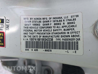 2009 Honda Civic Sedan EX - miniatura 5