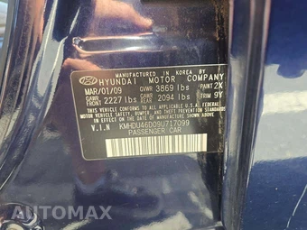 2009 Hyundai Elantra GLS Sedan – miniatura 5