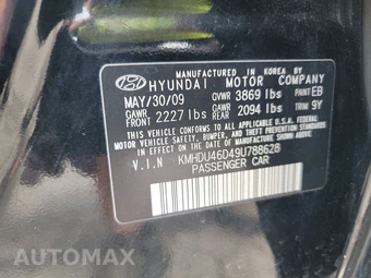 2009 Hyundai Elantra GLS Sedan - miniatura 14