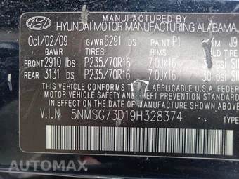 2009 Hyundai Santa Fe GLS - miniatura 10