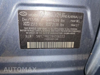2009 Hyundai Sonata GLS – miniatura 14