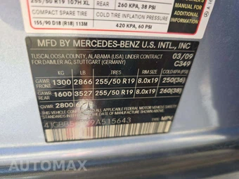 2009 Mercedes-Benz ML 350 – miniatura 5