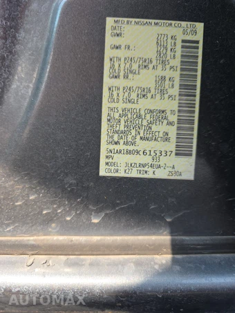 2009 Nissan Pathfinder S – miniatura 15