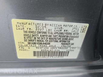 2009 Nissan Sentra 2.0 FE+ – miniatura 5