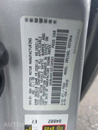 2009 Toyota Corolla LE - miniatura 5