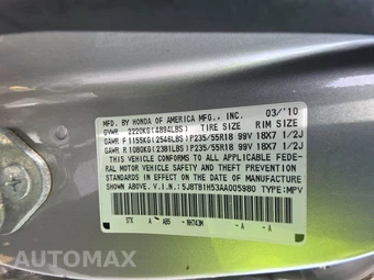 2010 Acura RDX w/Technology Pkg – miniatura 14