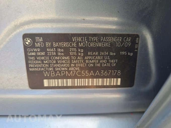 2010 BMW 3 Series Sedan 335i - miniatura 5