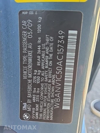 2010 BMW 5 Series Sedan 528i xDrive - miniatura 17