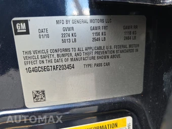 2010 Buick LaCrosse CXL – miniatura 14
