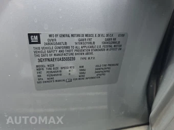 2010 Cadillac SRX Luxury Collection 1SB – miniatura 15