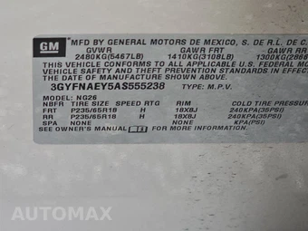 2010 Cadillac SRX Luxury Collection 1SB – miniatura 14