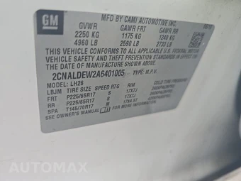2010 Chevrolet Equinox LT 1LT – miniatura 14