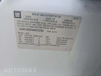 2010 Chevrolet Equinox LT 2LT – miniatura 5