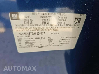 2010 Chevrolet Equinox LT 2LT - miniatura 5