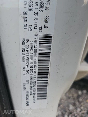2010 Dodge Grand Caravan SE Minivan 121.2" WB – miniatura 13