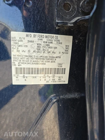 2010 Ford Edge Limited – miniatura 14