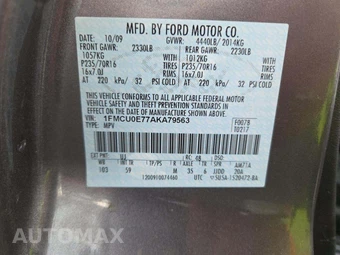 2010 Ford Escape Limited - miniatura 2