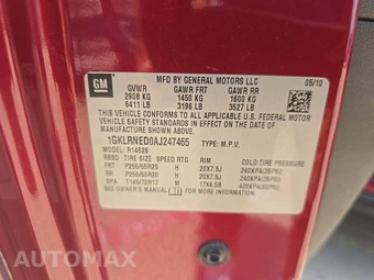 2010 GMC Acadia SLT-2 4SB – miniatura 2