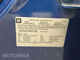 2010 GMC Terrain SLE-2 3SB – miniatura 5