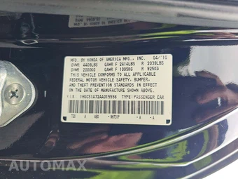 2010 Honda Accord Coupe EX - miniatura 5