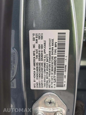 2010 Honda Accord Crosstour EX-L - miniatura 2