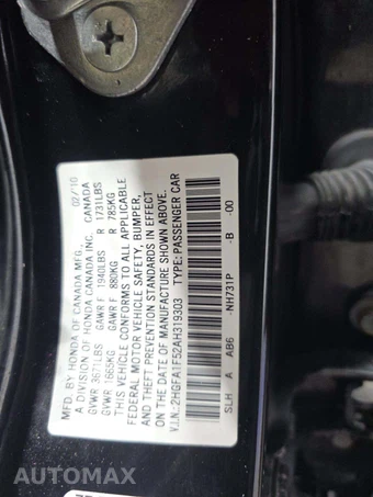 2010 Honda Civic Sedan LX - miniatura 5