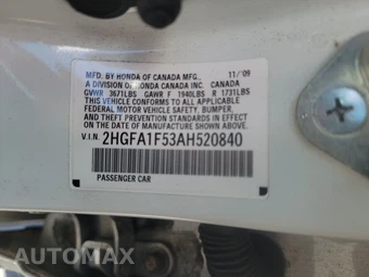 2010 Honda Civic Sedan LX – miniatura 14