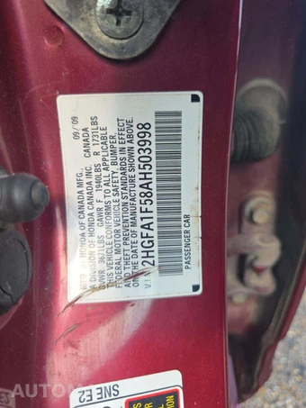 2010 Honda Civic Sedan LX - miniatura 2