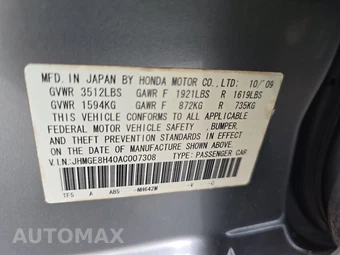 2010 Honda Fit Sport - miniatura 14