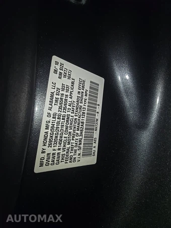 2010 Honda Odyssey EX-L 118.1" WB - miniatura 15