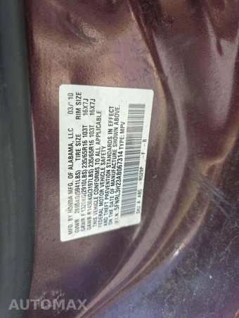 2010 Honda Odyssey LX 118.1" WB - miniatura 5