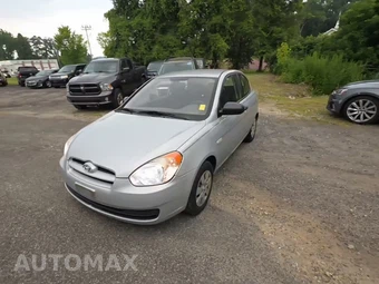 2010 Hyundai Accent Blue Hatchback